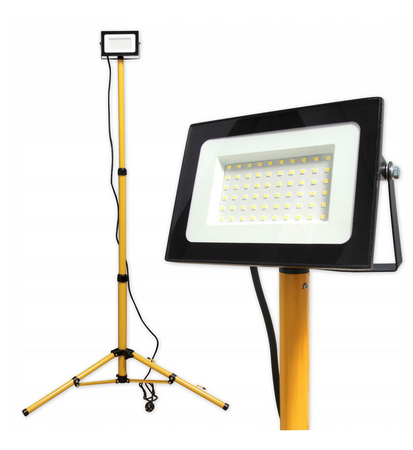 Halogen Naświetlacz LED 1x50W pojedynczy na statywie 4500K