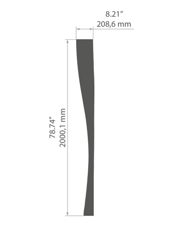 Oprawa MI-WAVE-03, zwieszana, 52W, 4000K, bez zasilacza, 24VDC, IP20, srebrny anoda