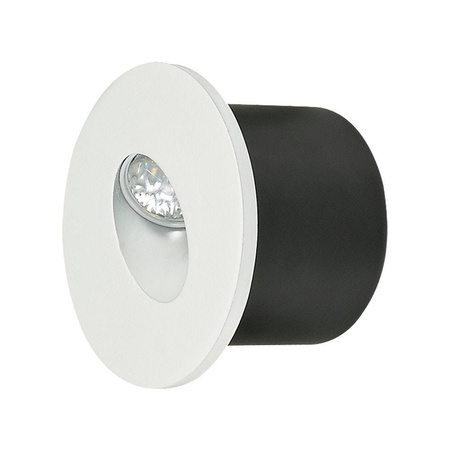 Oprawa Schodowa 3W LED V-TAC Okrągła Biała 230V VT-1109 4000K 270lm