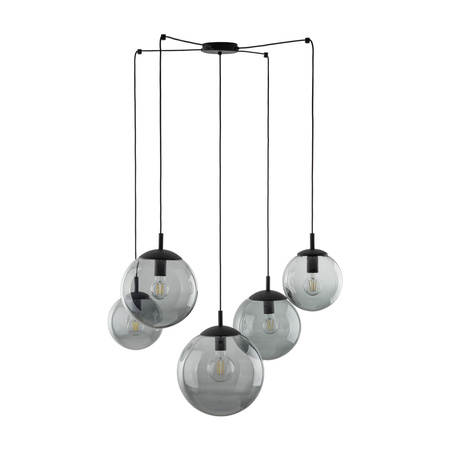 Lampa wisząca ESME Graphite 5xE27 pająk