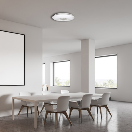 Plafon VELA biały 24W LED Ø400 mm Ściemnialny