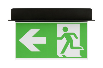 Oprawa ewakuacyjna podtynkowa SUPREMA LED D-std SA 3H CT IP54 PT [BLK] / 94683