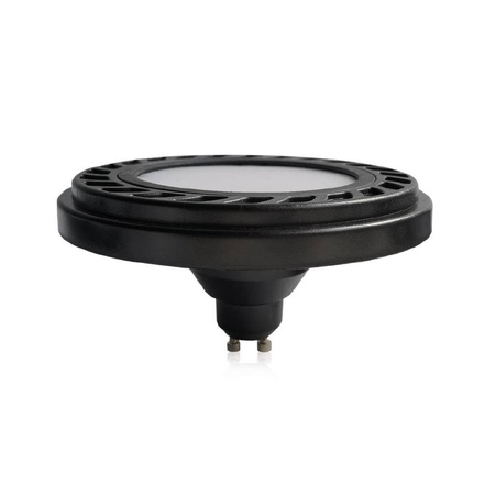 Żarówka Led AR111 GU10 9W ciepła 3000K czarna