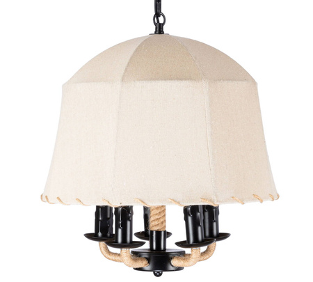 Lampa wisząca len boho natura Baloon