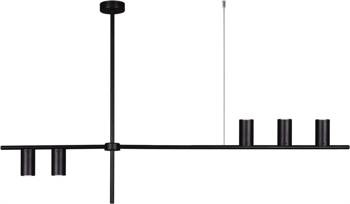 Nowoczesna, czarna lampa wisząca nad stół K-4755 z serii ROCCO