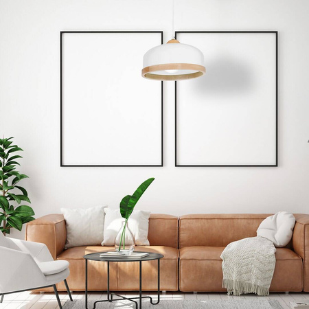 Lampa wisząca STUDIO WHITE 1xE27 biała