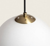 Lampa Wisząca z Metalu i Szkła Moonlight Brass 1xE27