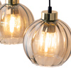 Lampa wisząca DEVI Amber 3xE27 listwa 