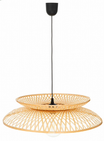 Lampa wisząca  boho ZEN bambusowa duża 60cm TH07