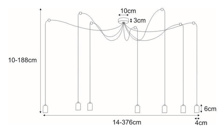 Lampa wisząca K-3544 z serii KAMI