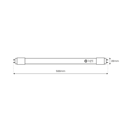 ŚWIETLÓWKA LED 9W 60CM 3000K