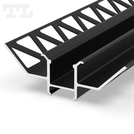 LED P17-4 Profil perforowany 2000 mm czarny lakierowany (nr kat 8617413)