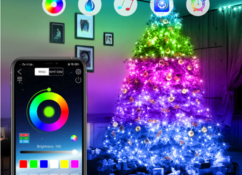 Łańcuch Świetlny Kurtynka 5m 50 Led Multicolor