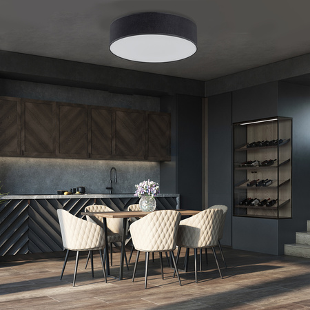 Lampa sufitowa RONDO Black 4xE27 500