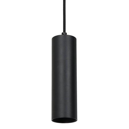 Pipe Track Pendant Light Black 1xGU10 - 3 Circuit