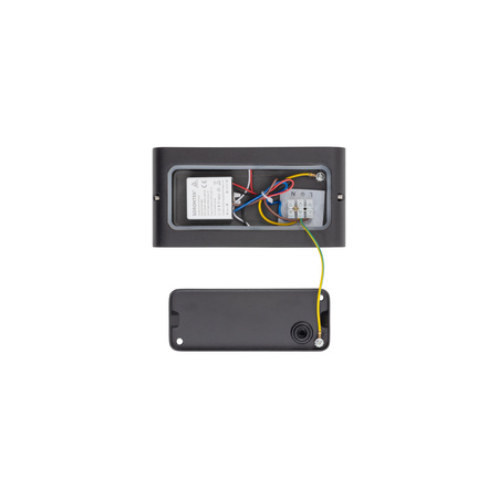 Kinkiet SEMI LED M 2x5W czarny 3000K 500lm IP54 Nowodvorski 11364