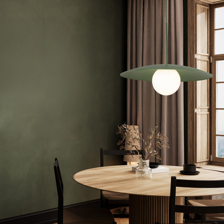 Tk Lighting SLATE PEAPOD GLASS lampa wisząca 1xE27