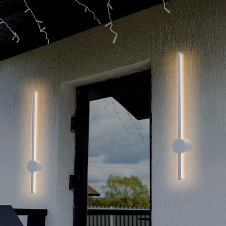 Oprawa Ścienna Elewacyjna LED V-TAC 12W IP65 Biała 63cm VT-11112-W 3000K 1400lm