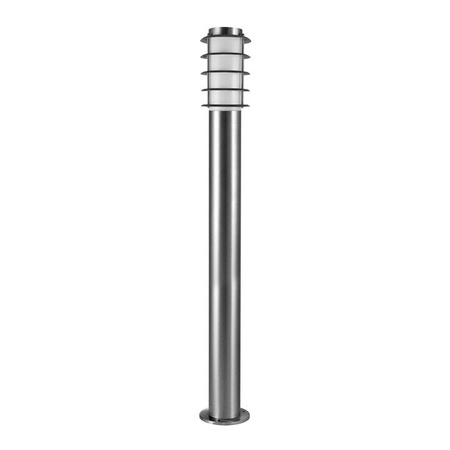 Lampa ogrodowa stojąca 100cm satynowa 1 x E27 słupek