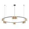 Lampa wisząca (koło) GENESIS BLACK GOLD 15xGU10