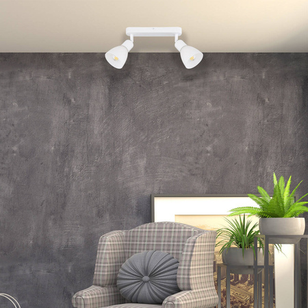 Lampa spot Malta 2xE14 biała