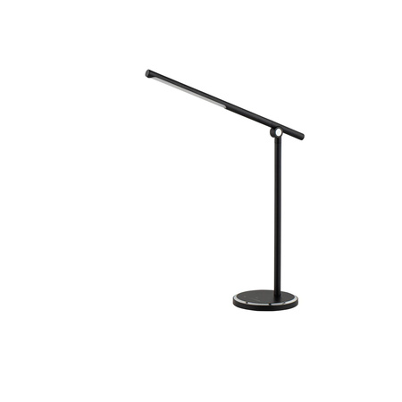 Nowodvorski Lampka biurkowa czarna srebrna SMART LED 