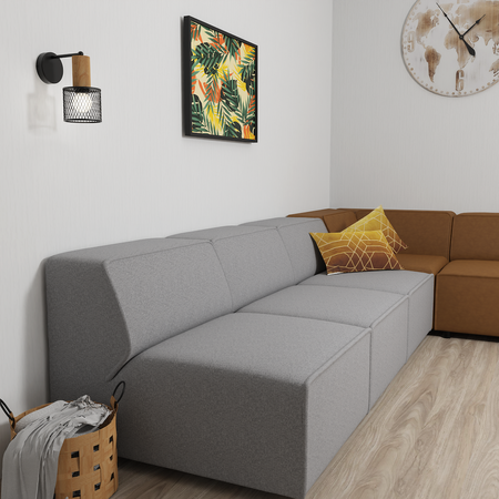 Kinkiet SOBRESA 1xE27 czarny Loft
