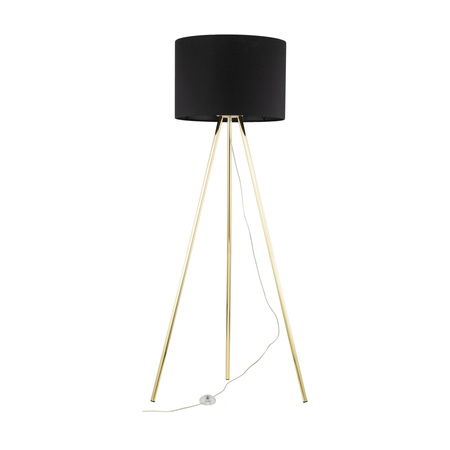 Lampa podłogowa UMBERTO Black/Gold 1xE27