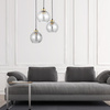 Lampa wisząca DEVI Transparent 3xE27 koło