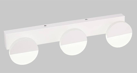 Kinkiet łazienkowy biały potrójny LED 3W 4000K Sing Candellux 23-72818