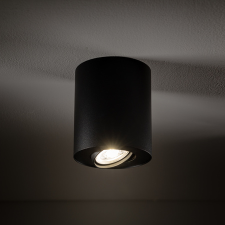 Nowodvorski Lampa punktowa natynkowa czarna SET