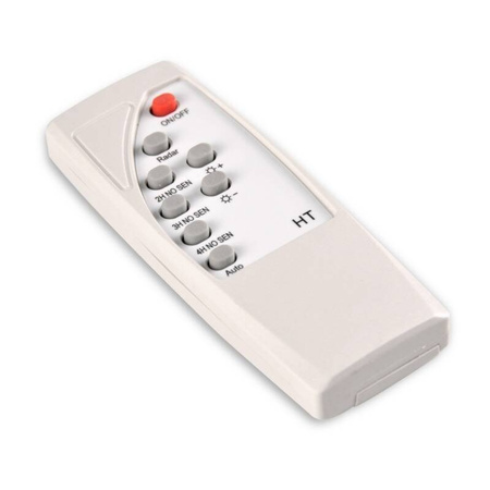 Naświetlacz solarny LED STREET-3 z czujnikiem PIR, czarny + pilot