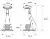 Lampka biurkowa K-BL1605 CZARNY z serii KOTEK