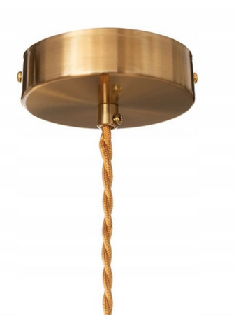 Szklana lampa wisząca falowana Balerina E27 zielona