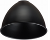 Klosz metalowy okrągły czarny kopuła E27 LOFT