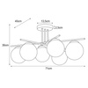 Lampa sufitowa K-5414 z serii GRAND