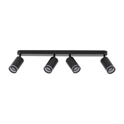 Lampa sufitowa JET Black 4xGU10