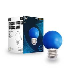 Lampa LED kolor BLUE  E27 2W