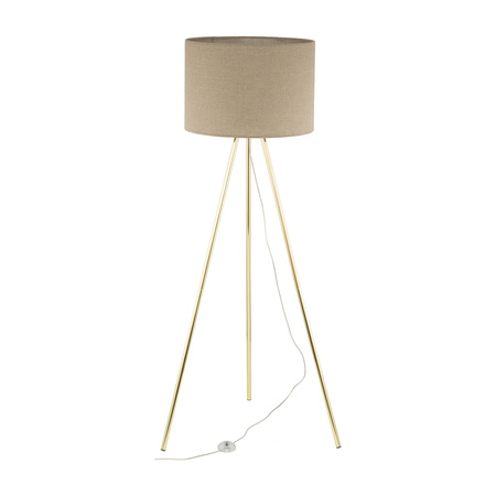 Kampa podłogowa UMBERTO Linen/Gold 1xE27