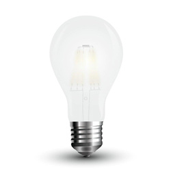 Żarówka LED V-TAC 6W A60 E27 Filament Mrożona VT-1935C 2700K 660lm