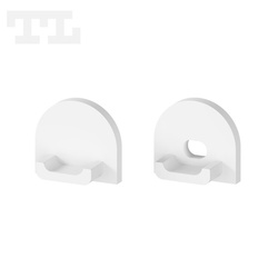 Komplet zaślepek bocznych białych P4-3 do osłonki C22 (1 szt. z otworem, 1 szt bez otworu) (nr kat 770432202)