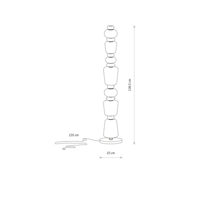 Lampa podłogowa CERAMIC LED 34W 3000K Nowodvorski 11704