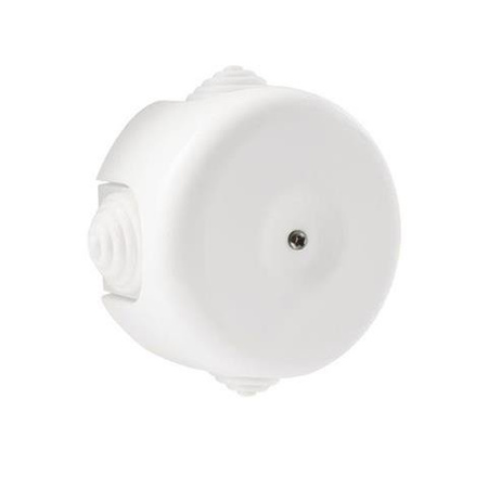 Puszka instalacyjna ceramiczna biała natynkowa
