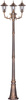 Lampa ogrodowa stojąca K-7009A2/3 CZARNY/ZŁOTY z serii STANDARD
