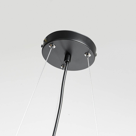 Light prestige Reus wisząca czarna LP-8069/1P BK