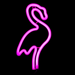 Dekoracja świetlna Neon LED "flaming", 15 x 28,5 cm