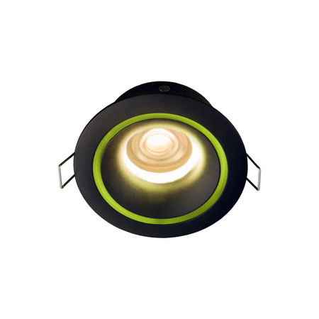 Nowodvorski Lampa punktowa podtynkowa czarna FOXTROT