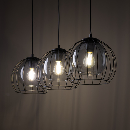 Lampa wisząca UNIVERSO BLACK 3xE27