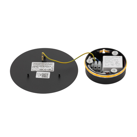 Nowodvorski Kinkiet czarny RING LED S