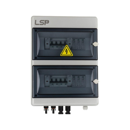 Rozdzielnica prefabrykowana DC V-TAC SLP-PV1000-S-2/2 2MPPT 1000VDC IP65 SLP-PV1000-S-2